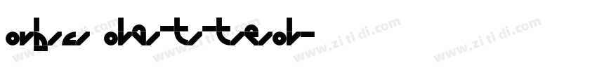 abc dotted字体转换